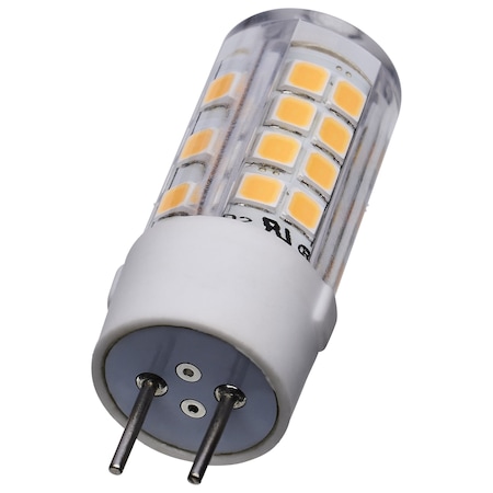 Satco 4.5 Watt T6 LED, Clear Finish, GY6.35 Base, 3000K, 120V S12322